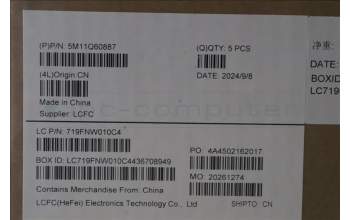 Lenovo 5M11Q60887 MECH_ASM BL KB BK SC UK CHY