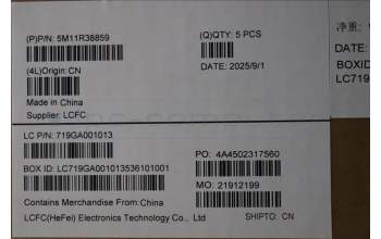 Lenovo 5M11R38859 MECH_ASM GRP_KBD_BZL_EST_WL_LG_CHY