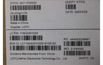 Lenovo 5M11R38920 MECH_ASM GRP_KBD_BZL_BEL_WL_LG_LTN