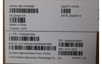 Lenovo 5M11R39489 MECH_ASM GRP_KBD_BZL_CZE/SLK_WW_LG_LTN