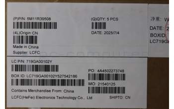 Lenovo 5M11R39508 MECH_ASM GRP_KBD_BZL_HBW_WW_LG_LTN