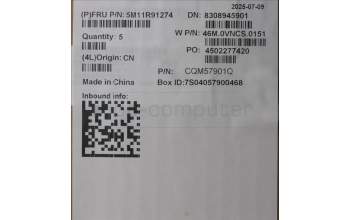 Lenovo 5M11R91274 MECH_ASM Ccvrasm,KB,SWS,WFC,NBL,LTN