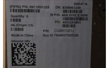 Lenovo 5M11R91325 MECH_ASM Ccvrasm,KB,SPA,NWFC,BL,LTN