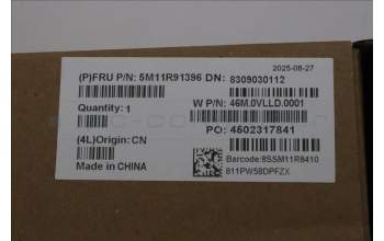 Lenovo 5M11R91396 Lenovo LCD Module, 11.6\", HD, Touch, Anti-Glare, IPS, 250nit, 50%NTSC