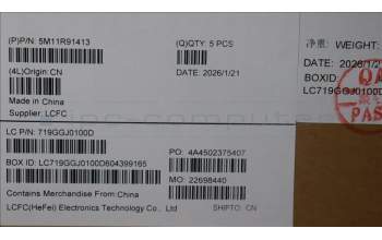 Lenovo 5M11R91413 MECH_ASM BL KB GY FPR CZE/SLK CHY