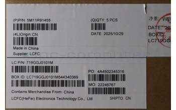 Lenovo 5M11R91455 MECH_ASM BL KB GY FPR SLV CHY