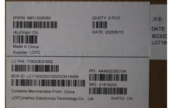 Lenovo 5M11S09560 MECH_ASM BL KB BK HUN CHY