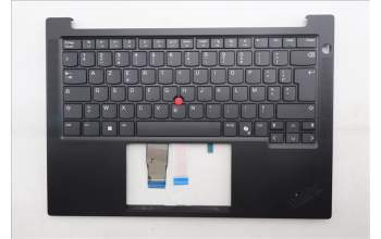 Lenovo 5M11S09689 C-Abdeckung mit Tastatur, Französisch, schwarz