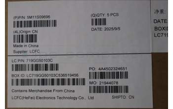 Lenovo 5M11S09696 C-Abdeckung mit Tastatur, Hebräisch, schwarz