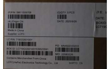 Lenovo 5M11S09708 C-Abdeckung mit Tastatur, Slowenisch, schwarz