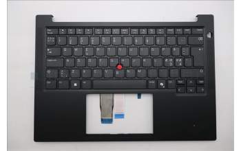 Lenovo 5M11S09713 C-Abdeckung mit Tastatur, Skandinavien, schwarz