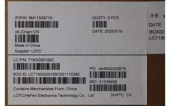 Lenovo 5M11S09719 C-Abdeckung mit Tastatur, Englisch (GB), schwarz