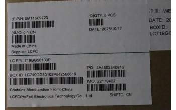 Lenovo 5M11S09720 C-Abdeckung mit Tastatur, Englisch (US, Euro), schwarz