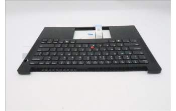 Lenovo 5M11S09720 C-Abdeckung mit Tastatur, Englisch (US, Euro), schwarz