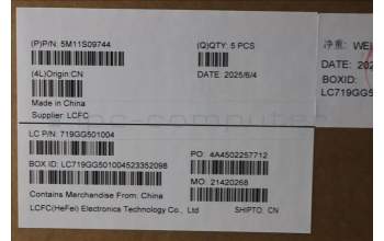 Lenovo 5M11S09744 C-Abdeckung mit Tastatur, Englisch, schwarz, Hintergrundbeleuchtung