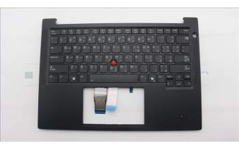Lenovo 5M11S09753 C-Abdeckung mit Tastatur, Arabisch, schwarz, Hintergrundbeleuchtung, US