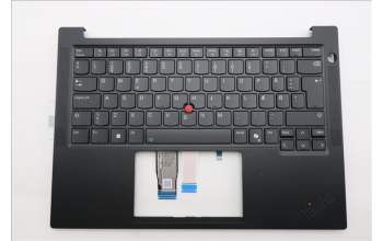 Lenovo 5M11S09760 C-Abdeckung mit Tastatur, Dänisch, schwarz, Hintergrundbeleuchtung, GB
