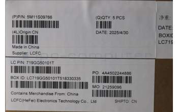 Lenovo 5M11S09766 C-Abdeckung mit Tastatur, Spanisch, schwarz, Hintergrundbeleuchtung