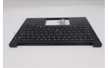 Lenovo 5M11S09772 C-Abdeckung mit Tastatur, Deutsch, schwarz, Hintergrundbeleuchtung