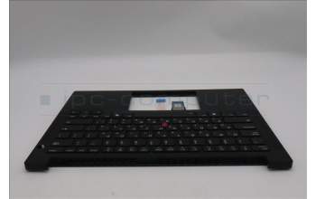 Lenovo 5M11S09784 C-Abdeckung mit Tastatur, Hebräisch, schwarz, Hintergrundbeleuchtung