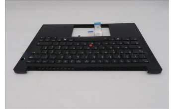 Lenovo 5M11S09788 C-Abdeckung mit Tastatur, Italienisch, schwarz, Hintergrundbeleuchtung