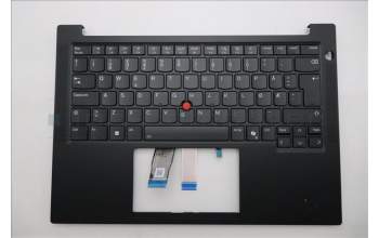 Lenovo 5M11S09792 C-Abdeckung mit Tastatur, Norwegisch, schwarz, Hintergrundbeleuchtung