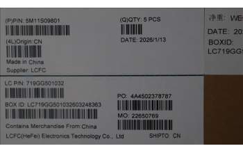 Lenovo 5M11S09801 C-Abdeckung mit Tastatur, Russisch, schwarz, Hintergrundbeleuchtung