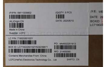 Lenovo 5M11S09802 MECH_ASM FRU KBD W/C RUS BL (SRX) US BK