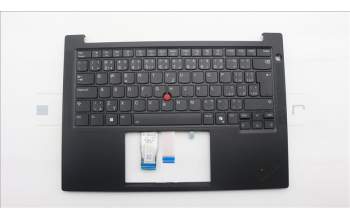Lenovo 5M11S09804 C-Abdeckung mit Tastatur, Tschechisch/Slowakisch, schwarz, Hintergrundbeleuchtung, GB