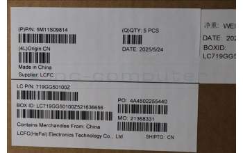 Lenovo 5M11S09814 C-Abdeckung mit Tastatur, Schwedisch/Finnisch, schwarz, Hintergrundbeleuchtung