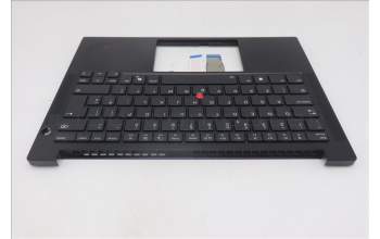 Lenovo 5M11S09830 C-Abdeckung mit Tastatur, Englisch (GB), schwarz, Hintergrundbeleuchtung