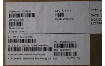 Lenovo 5M11S09832 C-Cover with keyboard, US English Euro, Black, Backlight, US