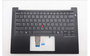 Lenovo 5M11S09834 C-Abdeckung mit Tastatur, Englisch (US, Euro), schwarz, Hintergrundbeleuchtung