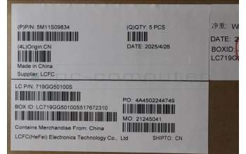 Lenovo 5M11S09834 C-Abdeckung mit Tastatur, Englisch (US, Euro), schwarz, Hintergrundbeleuchtung