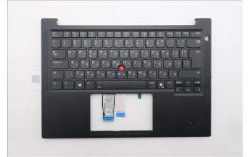 Lenovo 5M11S09840 C-Abdeckung mit Tastatur, Bulgarisch, schwarz, Hintergrundbeleuchtung, GB