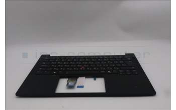 Lenovo 5M11S09840 C-Abdeckung mit Tastatur, Bulgarisch, schwarz, Hintergrundbeleuchtung, GB
