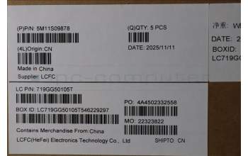 Lenovo 5M11S09878 C-Abdeckung mit Tastatur, Ukraine, schwarz, Hintergrundbeleuchtung