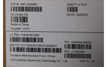 Lenovo 5M11S09883 C-Abdeckung mit Tastatur, Englisch, schwarz