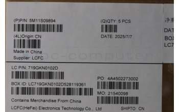 Lenovo 5M11S09894 C-Abdeckung mit Tastatur, Französisch, schwarz