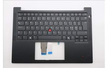 Lenovo 5M11S09919 C-Abdeckung mit Tastatur, Skandinavien, schwarz
