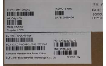 Lenovo 5M11S09960 C-Abdeckung mit Tastatur, Arabisch, schwarz, Hintergrundbeleuchtung, US