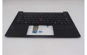 Lenovo 5M11S09960 C-Abdeckung mit Tastatur, Arabisch, schwarz, Hintergrundbeleuchtung, US