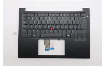 Lenovo 5M11S09964 C-Abdeckung mit Tastatur, Belgisch, schwarz, Hintergrundbeleuchtung, GB