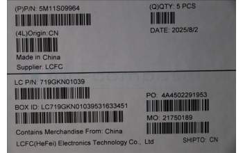 Lenovo 5M11S09964 C-Abdeckung mit Tastatur, Belgisch, schwarz, Hintergrundbeleuchtung, GB