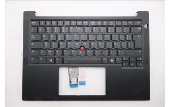 Lenovo 5M11S09974 C-Abdeckung mit Tastatur, Französisch, schwarz, Hintergrundbeleuchtung