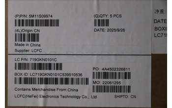 Lenovo 5M11S09974 C-Abdeckung mit Tastatur, Französisch, schwarz, Hintergrundbeleuchtung