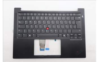 Lenovo 5M11S09980 C-Abdeckung mit Tastatur, Deutsch, schwarz, Hintergrundbeleuchtung