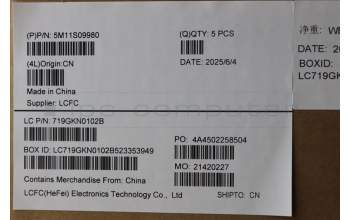 Lenovo 5M11S09980 C-Abdeckung mit Tastatur, Deutsch, schwarz, Hintergrundbeleuchtung