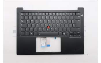Lenovo 5M11S09994 C-Abdeckung mit Tastatur, Italienisch, schwarz, Hintergrundbeleuchtung
