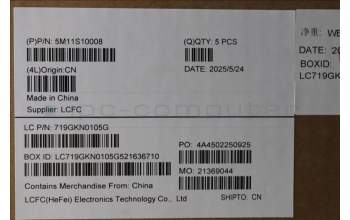 Lenovo 5M11S10008 C-Abdeckung mit Tastatur, Russisch, schwarz, Hintergrundbeleuchtung